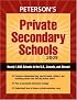 Private Secondary Schools 2009 (Private Secondary Schools)