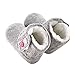 LiveBox Baby Cotton Knit Premium Soft Sole Anti-Slip Mid Calf Warm Winter Infant Prewalker Toddler Boots (M: 6~12 months)