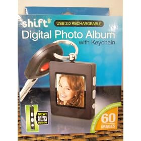Shift Digital Photo ALbum with Keychain