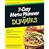 7-Day Menu Planner For Dummies