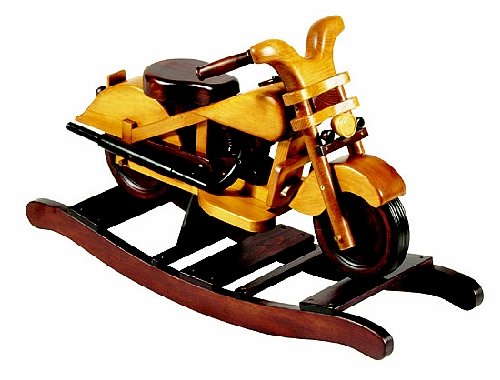 Toys: Guidecraft Retro Rocker Motorcycle