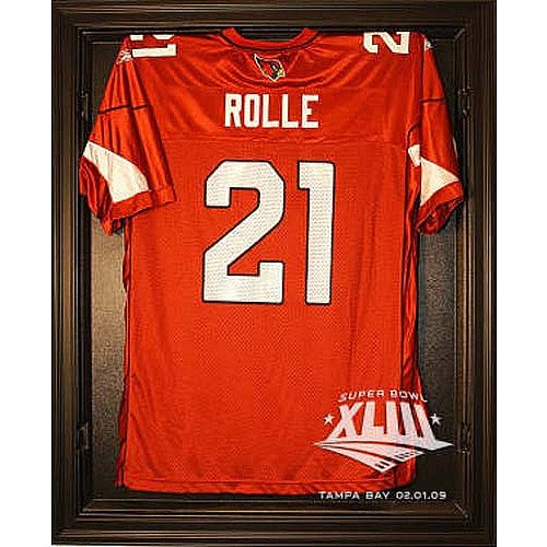Caseworks Arizona Cardinals Super Bowl XLIII Black Cabinet Jersey Display Case