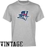 NCAA Duquesne Dukes Ash Distressed Logo Vintage T-shirt