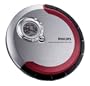 Philips AX5211 Compact & Slim Portable CD Player (Silver and Red)
