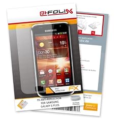 atFoliX FX-Antireflex Displayschutzfolie f�r Samsung Galaxy S Plus - Displayschutz antireflektierend! H�chste Qualit�t - Made in Germany!