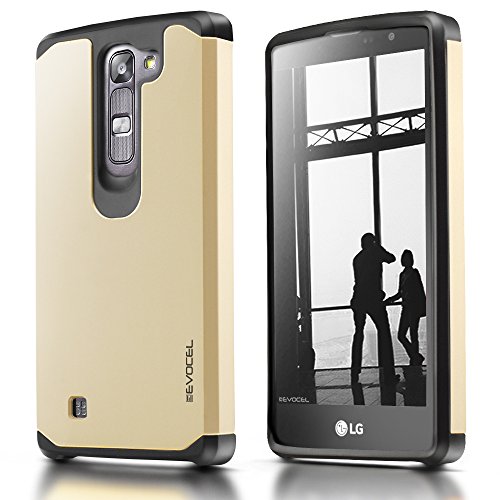 Evocel® LG Volt 2 Case (LS751) - Dual Layer Armor Protector Case For LG Volt 2 LS751 (Boost Mobile) - Retail Packaging, Gold Medal