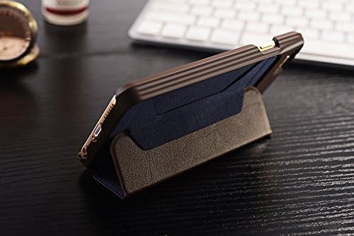 iPhone 6/6S Case | Versatile Stand &amp; Protective Case | ITUS TECH (Brown / Navy Blue)