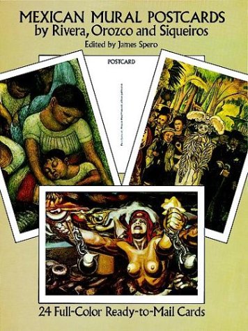 Mexican Mural Paintings by Rivera, Orozco and Siqueiros: 24 Cards (Card Books)