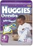 Huggies Overnites Baby-Shaped Diapers, Size 4, 31-Count