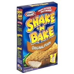 Shake 'N Bake Seasoned Coating Mix, Original Pork, 6-Ounce Boxes (Pack of 12)