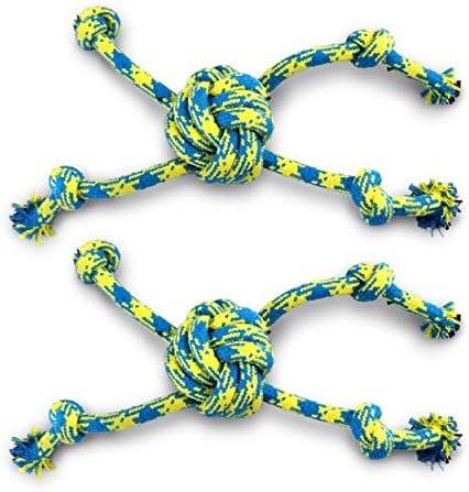 WoofWoofRuff Dog Toys - 2-Pack. Toy Balls, Chew Toys, Flying Discs, Toy Ropes. Keep Your Dog Entertained For Hours.