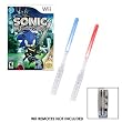 Wii Sonic & The Black Knight PLUS Dual Glow Sabers COMBO
