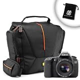 StrongBOX dSLR Zoom Case for the New Canon EOS 60D Digital SLR Camera - Built for Protection, Internal Divider System for protection of Multiple Accessories, Includes Microfiber Cleaning Cloth and Accessory Pouch