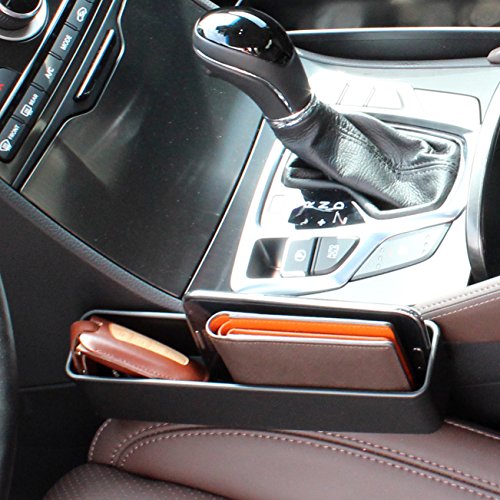 Console side pocket (2 pcs), car organizer, car seat catcher, fil…