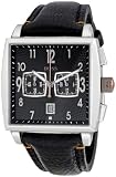 Hugo Boss Black Dial Black Leather Chronograph Mens Watch 3411420502059BLK
