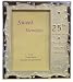 * Deluxe 25th Silver Wedding Anniversary Pearl & Silver Diamond Effect Photo Frame Gift *