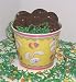 Gourmet Food : Scott's Cakes 1 lb. Chocolate White Chocolate Chip Cookies in a Yellow Bunny Pail