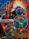 Bakugan Series 2 Starter Set: Grey Haos Stinglash, Green Ventus Griffon, Blue Aquos Mystery
