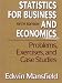 Statistics for Business and Economics: Problems, Exercises, and Case Studies