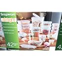 42 Piece Plastic Storage Container Set,