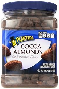 Planters Cocoa Almonds, Dark Chocolate Flavor, 37 Ounce