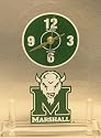 Marshall University Thundering Herd - NCAA Desk Top/Table Top Acrylic Clock