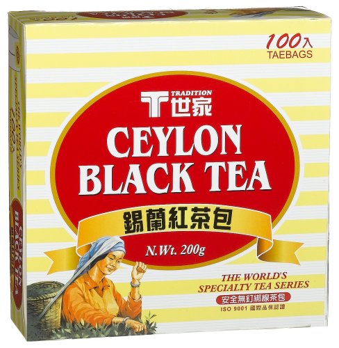Tradition Ceylon Blk Tea(100bg, 2.8-grams, 0.10-Ounce Units (Pack of 6) by Tradition