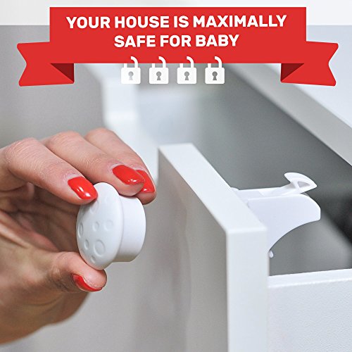 Invisible magnetic locks for cabinets & drawers - 4…