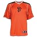 San Francisco Giants Orange Majestic V-Neck Jersey