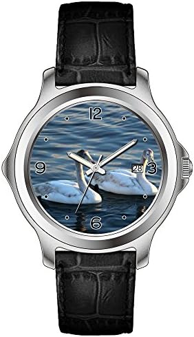 lvlp Men's Sentry 42mm Stainless Steel Leather Quartz Movement Watch &amp;374