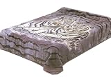 BRAND NEW KING TWO TIGERS SOLARON KOREAN MINK BLANKET