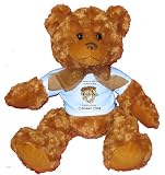 Don't listen to the voices in your head Listen to your Canaan Dog Plush Teddy Bear with BLUE T-Shirt