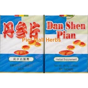 Dan Shen Pian - Salvia Miltiorrhiza Chinese Medicine Formula for Circulation Improvement - 60 Tablets - Buy 9 Get 10 Shipped!