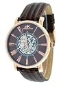 Adee Kaye #AK5019-MRG Men's Mechanical Skeleton Watch