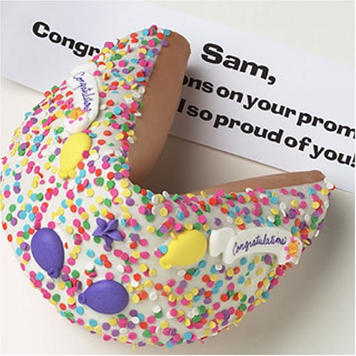 Good Fortunes® Gigantic White Chocolate Congratulations! Gourmet Fortune Cookie by Good Fortunes