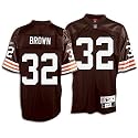 Cleveland Browns Jim Brown Legends Team Color Throwback Premier Jersey