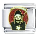 Grim Reaper Costume Italian Charms Bracelet Link