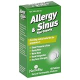 NatraBio Allergy & Sinus Non Drowsy Tablets 60 ea