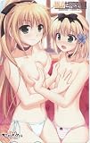 「<アダルト>W.L.O 世界恋愛機構|購入特典 テレカ|有葉 浅海朝美 あかべぇそふとつぅ」の画像