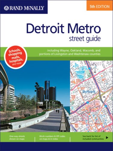 rand mcnally detroit metro street guide including wayne oakland macomb and portions of livingston and washtenaw