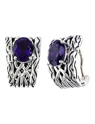 Balissima By Effy Collection Sterling Silver Amethyst Earrings