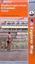 Stratford-upon-Avon and Evesham (Explorer Maps) (OS Explorer Map)