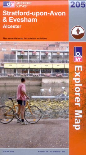 Stratford-upon-Avon and Evesham (Explorer Maps) (OS Explorer Map)