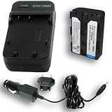 SONY NP-FM50 Equivalent Charger & Battery Combo for OEM BC-TRM & DSC / DSR / MVC Series Cybershot Digital Cameras
