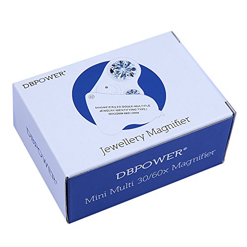 DBPOWER-Illuminated-Jewelers-Eye-Loupe-30x-60x-Magnifier-Magnifying-with-LED-Lighting-Unique-2-Lens-Design