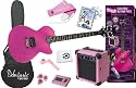 Daisy Rock Debutante Rock Candy Princess Atomic Pink Electric Guitar Pack