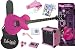 Daisy Rock Debutante Rock Candy Princess Atomic Pink Electric Guitar Pack