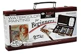 Beginner Watercolor Painting Wood Box Set