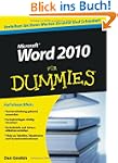 Word 2010 f�r Dummies (Fur Dummies)