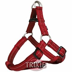 Trixie 13736 Softline Reflect Stripe Geschirr, XS-S: 30-40 cm/10 mm, bordeaux